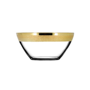 Salad bowl 19 cm Goose Crystal Gold carat KAV23-1326