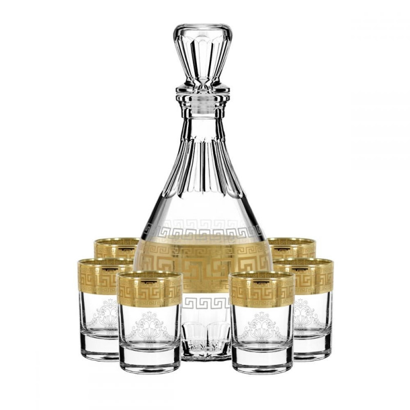 Set for beverages 7 items Goose Crystal Dionysus EAV63-1161/837