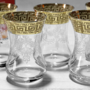 Set glasses for tea 125 мл/6 PC Goose Crystal Baroque EAV63-381