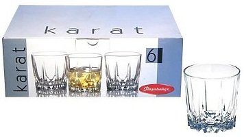 Set glasses for whiskey 295 ml 12 items Karat at technical packing Pasabahce 52885-SL