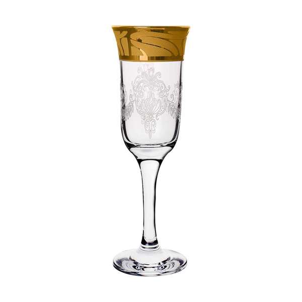 Set wine glasses 6 PC 210 ml Goose crystal Nutmeg GE05-883