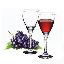 Set glasses for red wine 205 ml 6 items Twist Pasabahce 44372