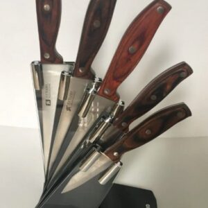 Набір ножів на підставці 6 предметів R-8834