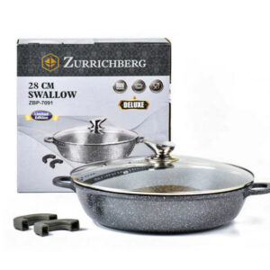 Сотейник с мраморным покрытием Zurrichberg ZBP-7091 Gray