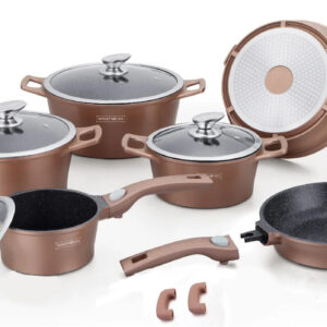 Набор посуды 14 предметов Royalty Line RL-ES2014M COPPER