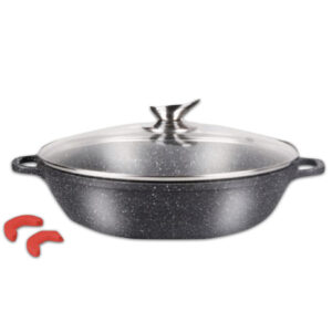 Сотейник с мраморным покрытием 2.8 л Zurrichberg ZBP-7155 Black