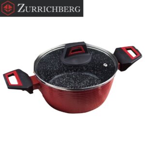 Кастрюля с мраморным покрытием Zurrichberg ZBP-2049 red