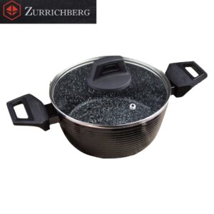 Кастрюля с мраморным покрытием Zurrichberg ZBP-2052 black