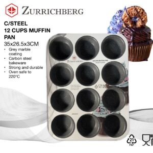 Форма для выпечки маффинов Zurrichberg с мраморным покрытием ZB-2025