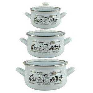 Set pots TM Cook GUSTO GT-T-3-CK