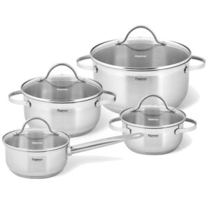 Set crockery with glass lids 8 etc Fissman GABRIELA FS15816