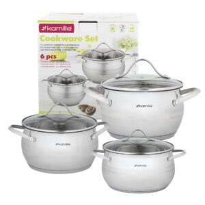 Set pots 6 etc. Kamille of stainless become KM-5911