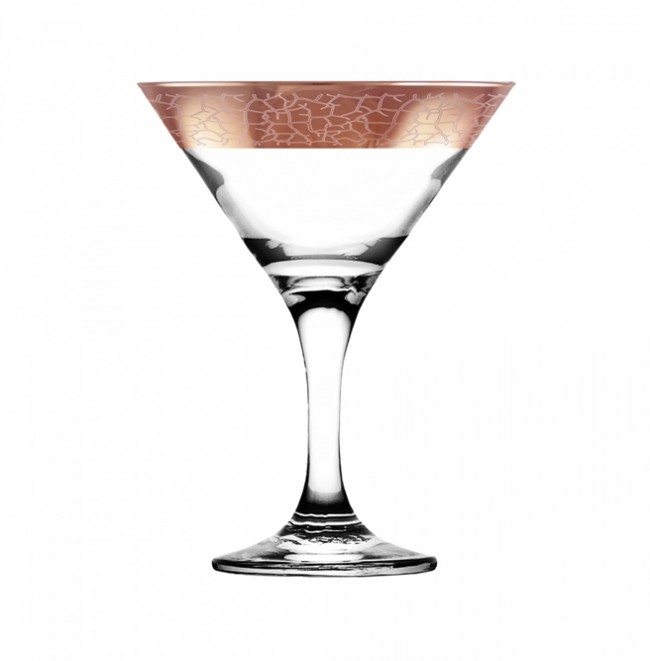 Set glasses for Martini Кракелюр 170 ml 6 PC Goose Crystal TRV267-410/S