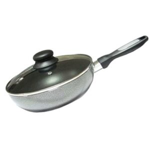 Пательня WOK Tendenz 24 см зі скляної кришкою Krauff 25-27-031