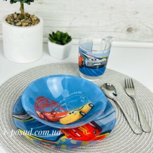 Детский набор Luminarc Disney Cars 3 предмета N5280 Уценка