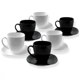 Чайный cервиз Luminarc Carine Black/White из 12 предметов D2371