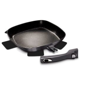 Пательня-гриль 28 см Berlinger Haus Metallic Line Carbon Pro Edition BH-6914