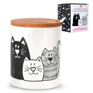 Sugar-bowl from spoon 330 ml Мурчики 6024-19