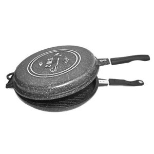 Пательня гриль двостороння 32 см OMS 3219.00.12-32-Grey