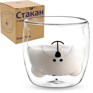 Glass from double wall Teady bear 300 ml 202-40