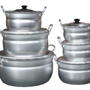 Set aluminum pots 6-etc. Interos 00088544
