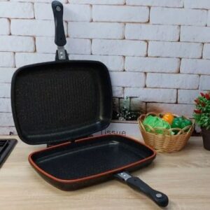 Двухсторонняя сковорода-гриль 36 х 26 х 9 см OMS 3215.00.12-Black