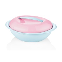 Салатник пластик BAGER BG-434 BP BLUE/PINK/овал./с кр/2750 мл (BG-434 BP)