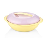 Салатник пластик BAGER BG-434 YL YELLOW/LILAC/овал./с кр/2750 мл (BG-434 YL)