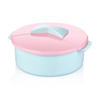 Салатник пластик BAGER BG-438 BP BLUE/PINK/кругл./с кр/2750 мл (BG-438 BP)