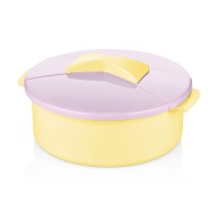 Салатник пластик BAGER BG-438 YL YELLOW/LILAC/кругл./с кр/2750 мл (BG-438 YL)