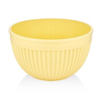 Salad bowl plastic BAGER BG-443 Y YELLOW/23.5 cm (BG-443 Y)