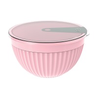 Salad bowl plastic BAGER BG-445 P PINK/с кр/19.5 cm (BG-445 P)