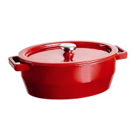 Pan PYREX Slow Cook red cast iron pan oval 3.8л  (SC5AC29 )