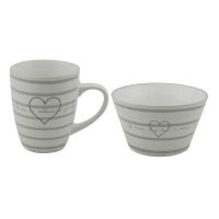 Сервиз Limited Edition MARINE LOVE /НАБОР/ кружка 385 мл, салатник 550 мл (E565-E024)