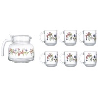 Чайный cервиз Luminarc Rozana Trefle из 7 предметов N6225