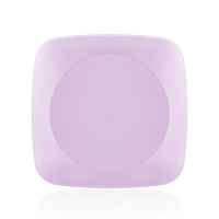 Plate plastic BAGER BG-406 CLOVER SQUARE/17*17 cm MIX (BG-406)