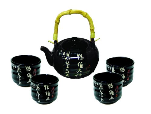 Set tea 5 items (the black) Mitsui 24-21-210