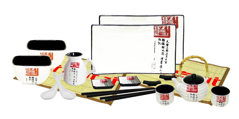 Set for sushi 18 before. (white) Mitsui 24-21-246