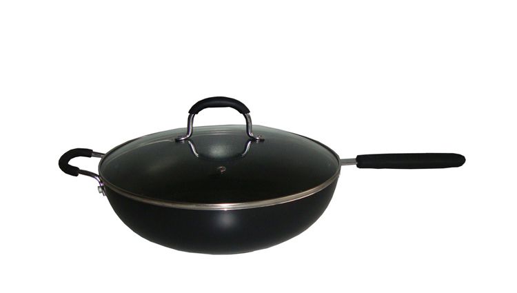 Pan WOK диам.30см with glass cover Krauff 25-180-007