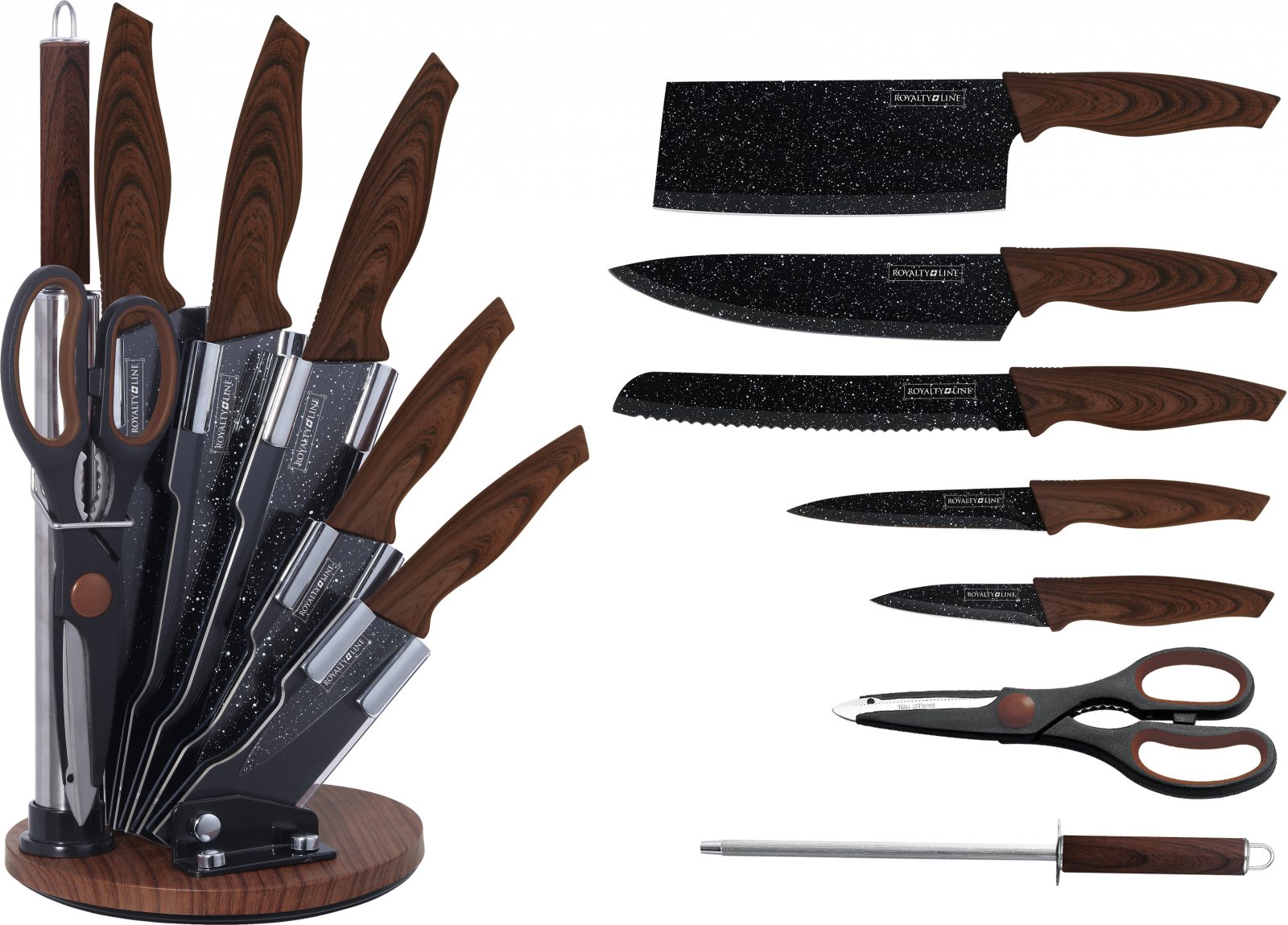 Set knives Royalty Line RL-WD8D 8 items