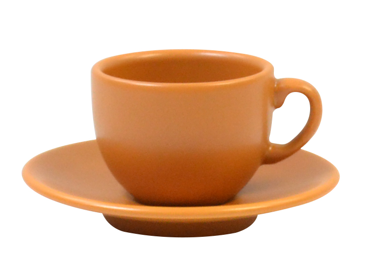 A cup coffee from saucer Terracotta 95 ml, диам.12см KERAMIA 24-237-011