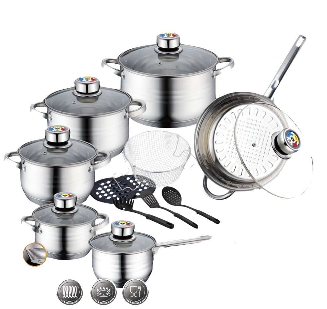 Set crockery of stainless become Zurrichberg 18 items ZBP-8016