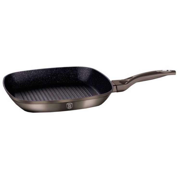 Сковорода-гриль Berlinger Haus Carbon Metallic Line 28 см BH-1249