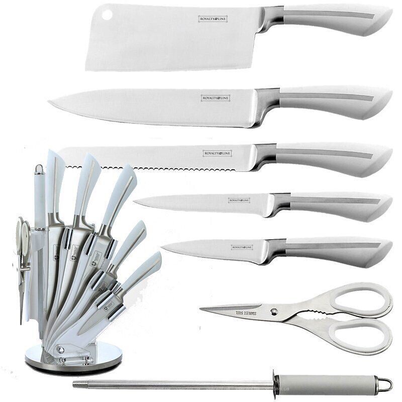 Set knives from мусатом and hatchet Royalty Line 8 etc RL-750