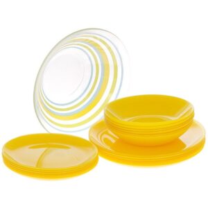 Столовий сервіз 19 предметів Luminarc Arty Yellow H8773