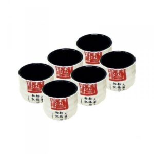 Чашка 6шт без ручок (білі) Mitsui 24-21-254