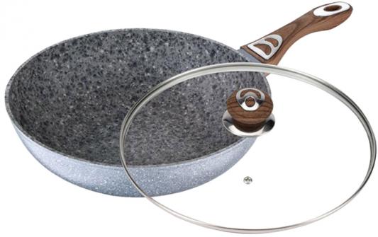 Пательня-вок з кришкою 28X8.0см Wellberg WB-3390