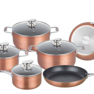Набор кастрюль Royalty Line RL-FM10C Copper 10 Предметов