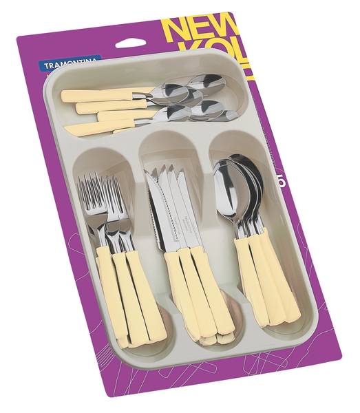 Set canteens instruments Tramontina New Kolor 23198/375 25 items