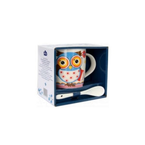 Cup from spoon Milika Owl Professor Color 350 ml M0520-NM-12-A